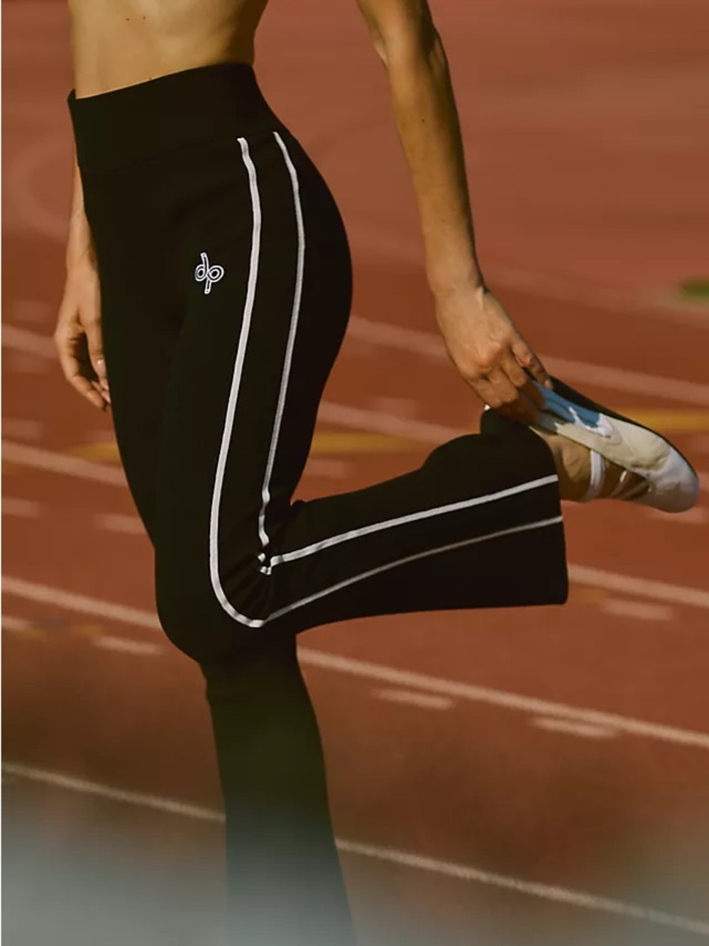 ANTHROPOLOGIE Daily Practice Side-Stripe Flare Joggers $148